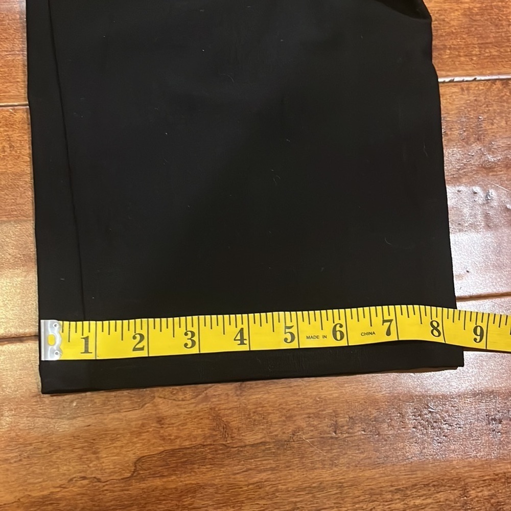Eileen Fisher Stretch Viscose Crepe Pant Slim Fit Black Size PL - Picture 10 of 14